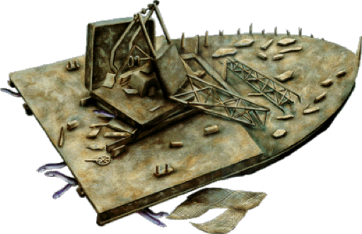 Dessin de l'Epave de la Barge aux congres