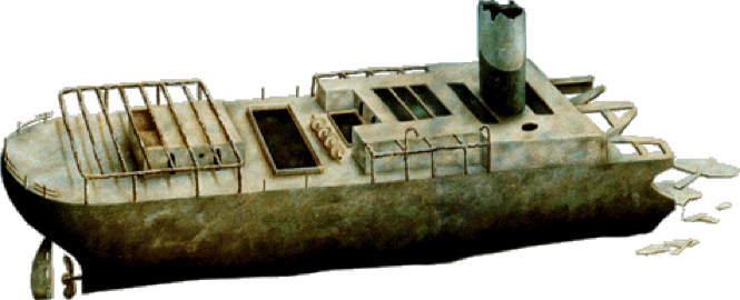 Dessin de l'Epave du Grec