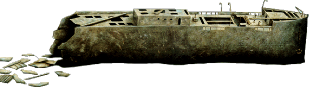 Dessin de l'Epave du Togo