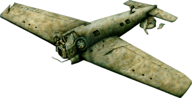 Dessin de l'Epave du Wildcat